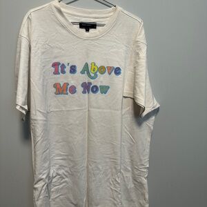 Cream Short Sleeve Graphic Tee